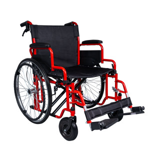 Wheelchair with large wheels