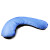 Banana-shaped Flotation Cushion, S, 90 X 38 