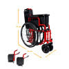 Wheelchair with large wheels