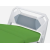 Transparent, cleanable protective cover for footrest 