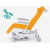 Back and foot part synchronously adjustable 