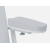 Low wedge-shaped foam armrests of imitation leather incl. hand switch holder, right and left 