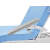 One removable grey full foam (foamed) armrest rotatable, folding upwards, tiltable and height adjustable 