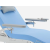 Two removable grey full foam (foamed) armrests rotatable, folding upwards, tiltable and height adjustable 