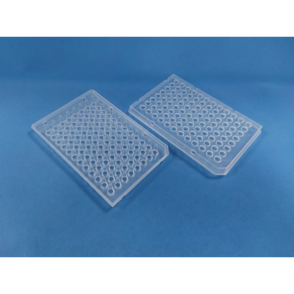HALF-SKIRTED 96-WELL PCR PLATES, ROCHE-STYLE HALF-SKIRTED 96-WELL PCR PLATES, ROCHE-STYLE